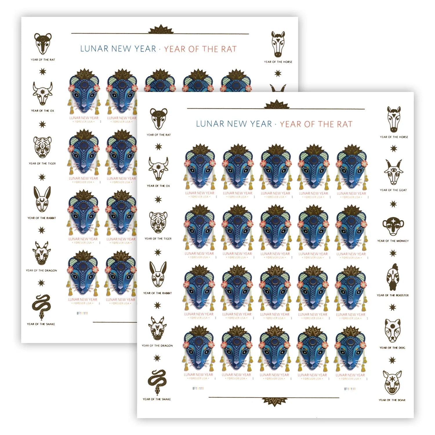 2020 year of the rat stamp celebrates lunar new year forever first class postage stamps 2020 year of the rat stamp celebrates lunar new year forever first class postage stamps