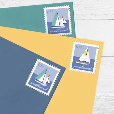 2023 sailboats postcard forever first class postage stamps (for postcard only) 2023 sailboats postcard forever first class postage stamps (for postcard only)
