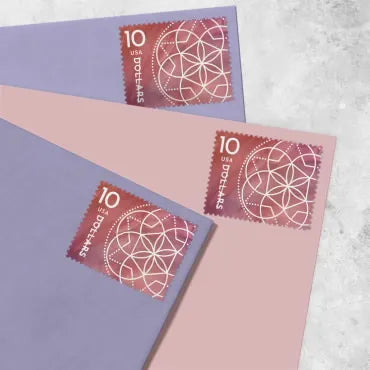 2023 $10 floral geometry forever first class postage stamp 2023 $10 floral geometry forever first class postage stamp