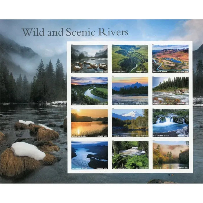 2019 wild and scenic rivers forever first class postage stamps 2019 wild and scenic rivers forever first class postage stamps