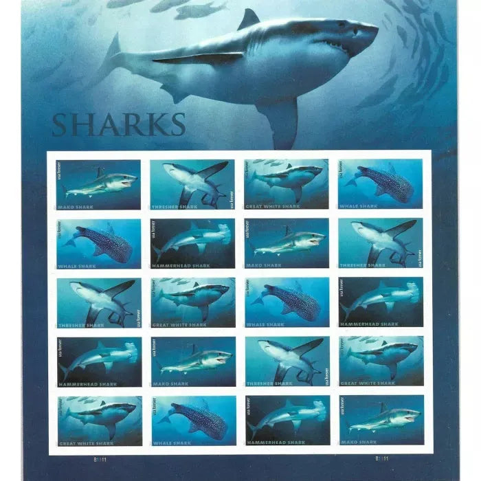 2017 sharks forever first class postage stamps 2017 sharks forever first class postage stamps