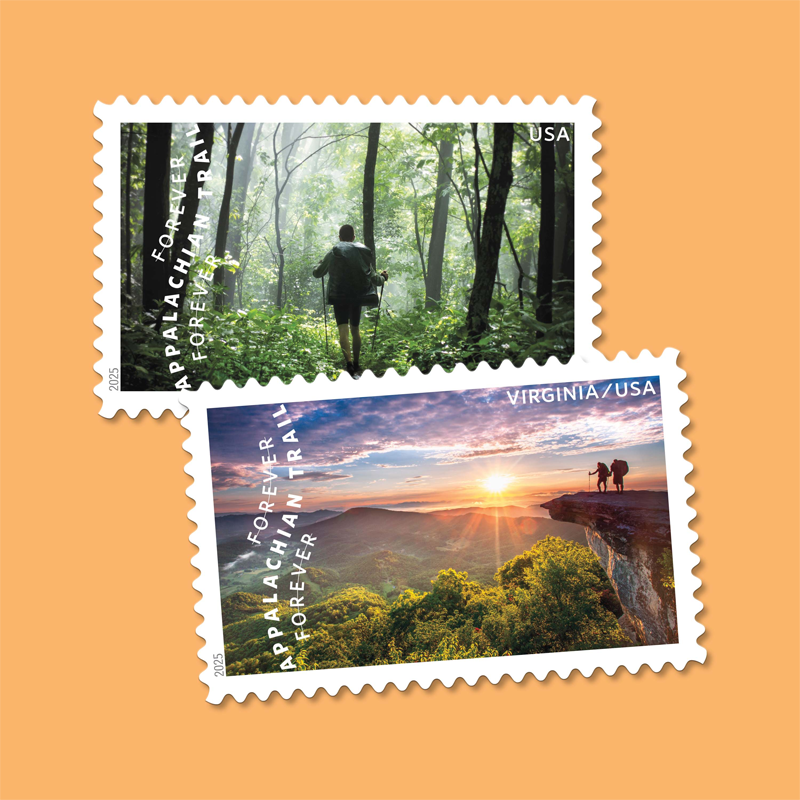 2025 the appalachian trail forever first class postage stamps 2025 the appalachian trail forever first class postage stamps