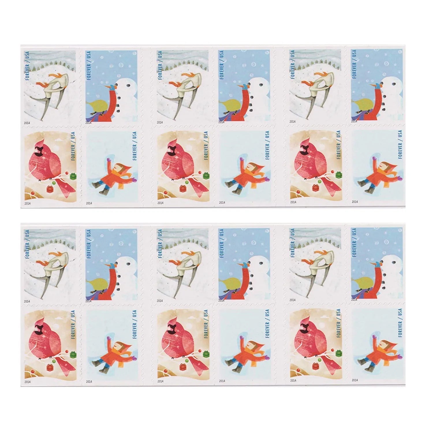 2014 winter fun forever first class postage stamps 2014 winter fun forever first class postage stamps