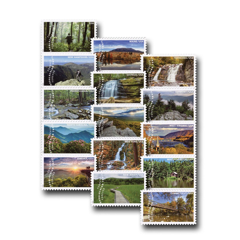2025 the appalachian trail forever first class postage stamps 2025 the appalachian trail forever first class postage stamps