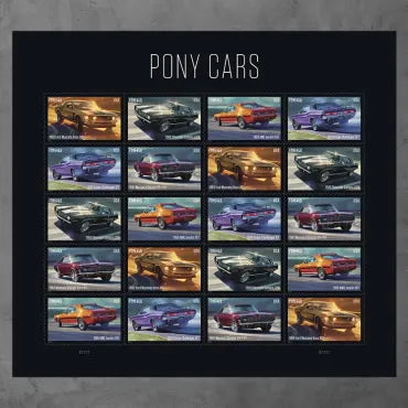 2022 pony cars forever first class postage stamps 2022 pony cars forever first class postage stamps