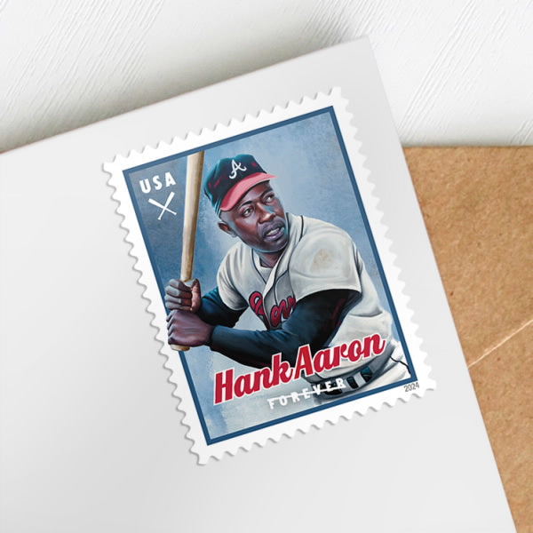 2024 hank aaron stamps forever first class postage stamps 2024 hank aaron stamps forever first class postage stamps