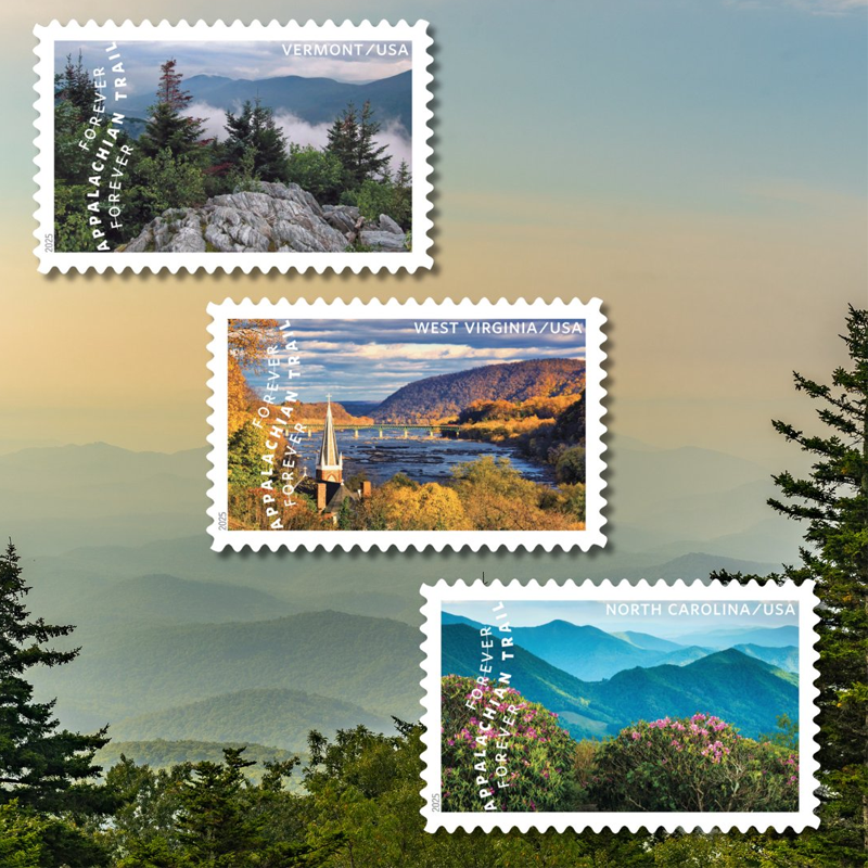 2025 the appalachian trail forever first class postage stamps 2025 the appalachian trail forever first class postage stamps
