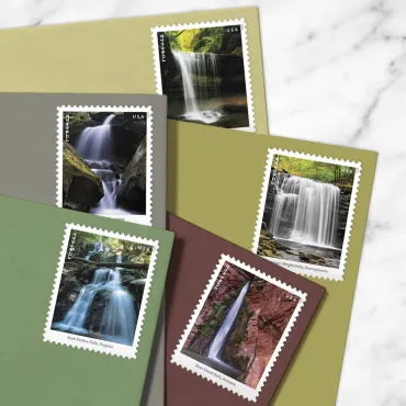 2023 waterfalls forever first class postage stamps 2023 waterfalls forever first class postage stamps