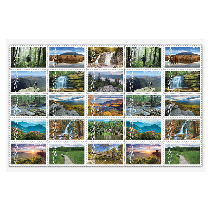 2025 the appalachian trail forever first class postage stamps 2025 the appalachian trail forever first class postage stamps