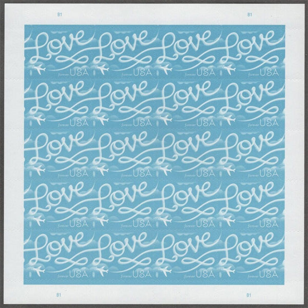 2017 love series: airplane skywriting ??love?? forever first class postage stamps 2017 love series: airplane skywriting ??love?? forever first class postage stamps