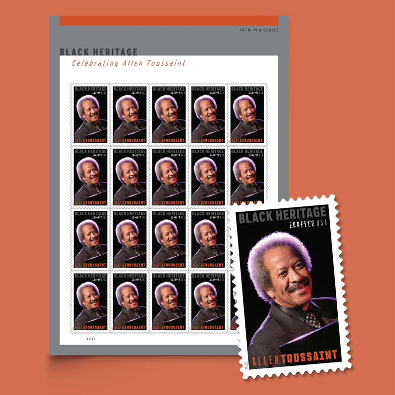 2025 allen toussaint (black heritage series) forever first class postage stamps 2025 allen toussaint (black heritage series) forever first class postage stamps