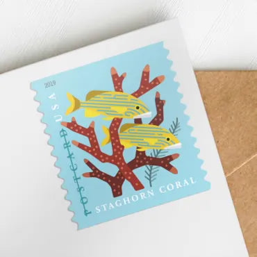 2019 coral reefs forever postcard stamps (for postcard only) 2019 coral reefs forever postcard stamps (for postcard only)