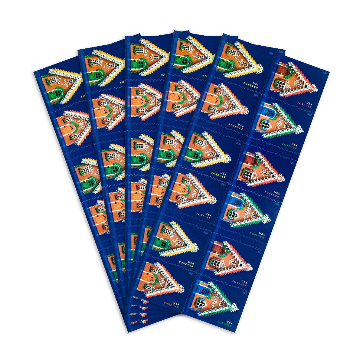 2013 contemporary christmas: gingerbread houses forever first class postage stamps 2013 contemporary christmas: gingerbread houses forever first class postage stamps