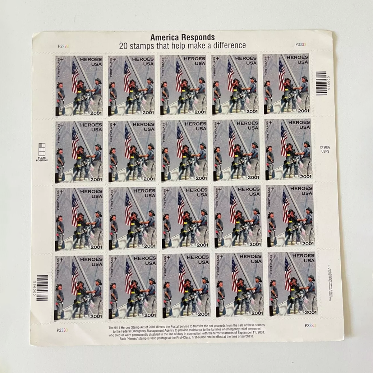 2001 us america responds first class postage stamps 2001 us america responds first class postage stamps