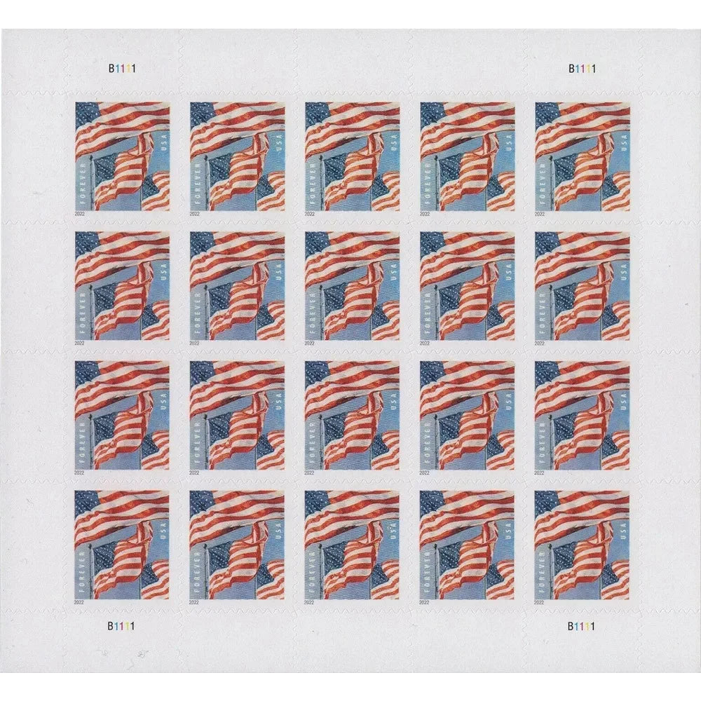 2022 us flags forever first class postage stamps 2022 us flags forever first class postage stamps