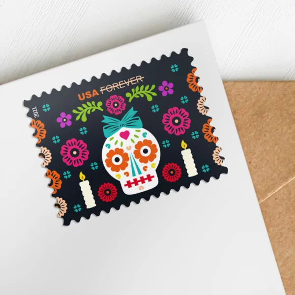 2021 day of the dead forever first class postage stamps 2021 day of the dead forever first class postage stamps
